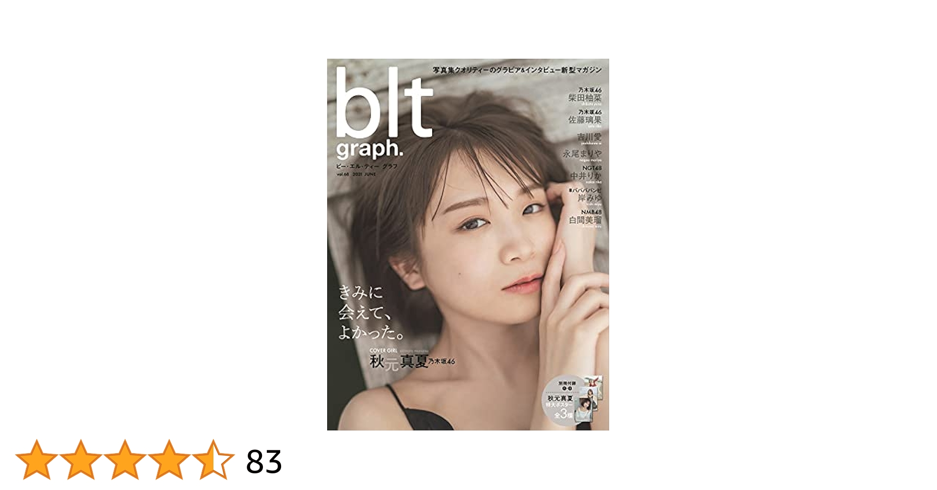 blt graph. vol.36 (2018 OC　ポスター未開封 9784867018446_1_3.jpg?downsize